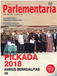 Image of Buletin Parlementaria: No. 990/II/X/2018 | Januari 2018