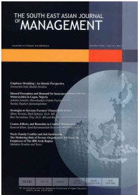 Image of The South East Asian Journal of Management Vol. 10 No. 2 | October 2016