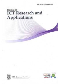 Image of Journal of ICT Research and Applications : Vol. 11 No. 3 I December 2017