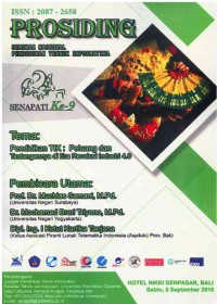 Image of Prosiding Seminar Nasional Pendidikan Teknik Informatika, Tema: Pendidikan TIK: Peluang dan Tantangannya di Era Revolusi Industri 4.0 (SENAPATI) ke 9