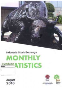 Image of Indonesian Stock Exchange Monthly Statistics: August 2018 | Volume 27 No. 08