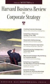 Image of Harvard Business Review on Corporate Strategy