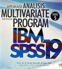Image of Aplikasi Analisis Multivariate dengan program IBM SPSS 19  edisi 5