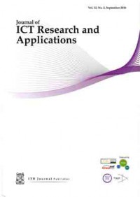 Image of Journal of ICT Research and Applications : Vol. 12 No. 2 I September 2018