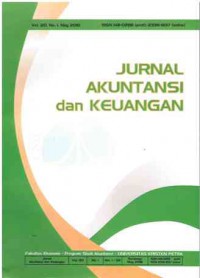 Image of Jurnal Akuntansi dan Keuangan PETRA : Vol. 20 No. 1 | Mei 2018