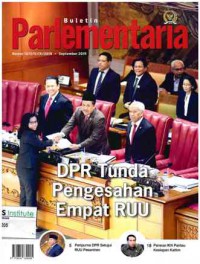 Image of Buletin Parlementaria: No. 1072/V/IX/2019 | September 2019