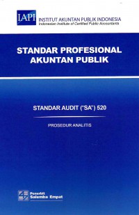 Image of Standar Profesional Akuntan Publik SA 520-Standar Audit/IAPI: Prosedur Analitis