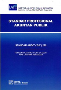 Image of Standar Profesional Akuntan Publik SA 210-Standar Audit/IAPI: Persetujuan Atas Ketentuan Perikatan Audit