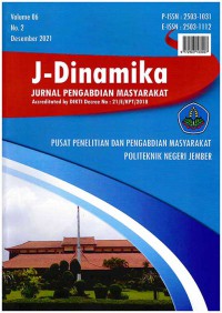 Image of J-Dinamika: Jurnal Pengabdian Masyarakat Vol. 06 Nomor 2 I Desember 2021