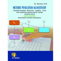 Image of Metode Penelitian Kuantitatif : Langkah-Langkah Menyusun Skripsi, Tesis, atau Disertasi Menggunakan Teknik Analisis Jalur (Path Analysis)