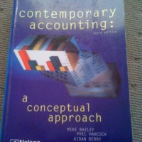 Image of Contemporary accounting: a conceptual approach