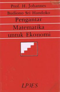 Image of Pengantar matematika ekonomi