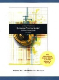 Image of Business Communication: Building Critical Skills 5th Edition