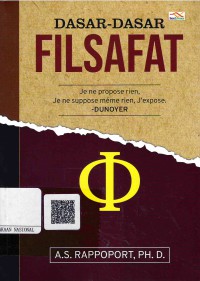 Image of Dasar-Dasar Filsafat; A Primer of Philosophy