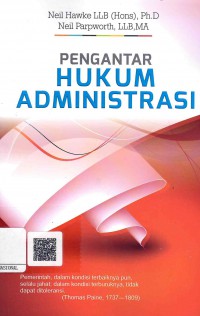 Image of Pengantar Hukum Administrasi