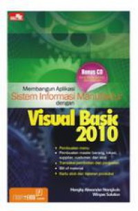Image of Membangun Aplikasi sistem informasi manufaktur dengan Visual Basic 2010