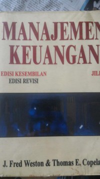 Image of Manajemen Keuangan Jilid 1  ed. 9