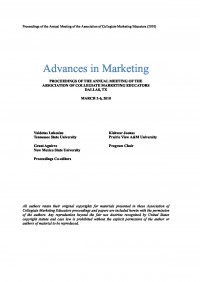 Image of Advances In Marketing ( Proceedings Of The Annual Meeting Of The Association Of Collegiate Marketing Educators Dalas, TX March 2-6, 2010)