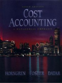 Image of Cost Accounting A Managerial Emphasis 10 Ed.