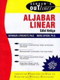 Image of Schaum's Outlines: Aljabar Linear