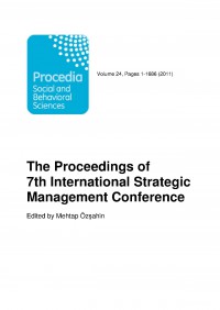 Image of The Proceedings of 7th International Strategic Management Conference: Volume 24, Pages 1-1686(2011)