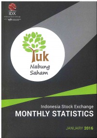 Image of Indonesia Stock Exchange Monthly Statistics: Jan 2016