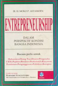 Image of Entrepreneurship: dalam perspektif kondisi bangsa Indonesia