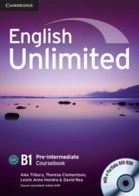 Image of English Unlimited B1 Pre-intermediae: Coursebook