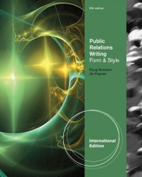 Image of Public Relations Writing Form and Style 9 Ed.