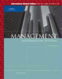 Image of Management Information Systems 5 Ed.