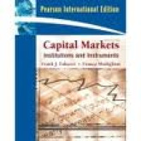 Image of Capital Markets Institutions And Instruments