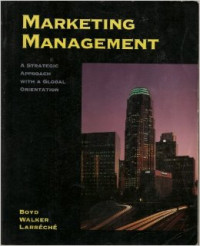 Image of Marketing management: a strategic approach with a global orientation