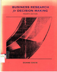 Image of Business Research for Decision Making 4 ed.