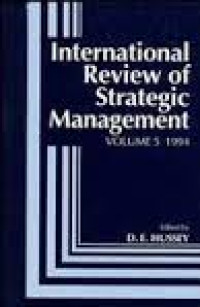 Image of International review of strategic management