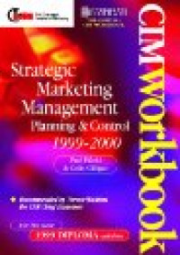 Image of Strategic Marketing Management 1996-1997: Planning and Control, Analysis and Decision