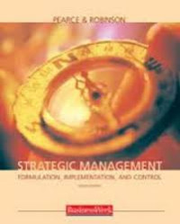 Image of Strategic management: Formulation,Implementation And Control 8 Ed.