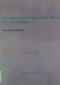 Image of Business and professional ethics for accountants