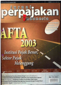 Image of Jurnal Perpajakan Indonesia | Januari - Desember 2003