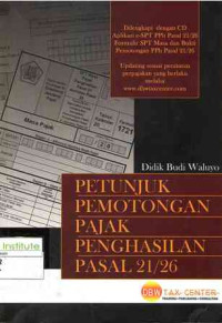 Image of Petunjuk Pemotongan Pajak Penghasilan Pasal 21/26