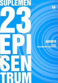 Image of 23 epicentrum: perjalanan mata, hari dan cinta