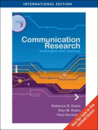 Image of Communication Research: Strategies and Sources 7 Ed.