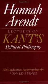 Image of Lectures On Kants: Political Philosophy