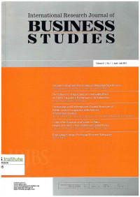 Image of International Research Journal Business Studies Vol. 6 No. 1 | April-July 2013