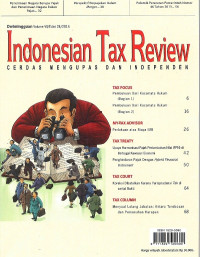 Image of Indonesia Tax Review: Vol. VII/ Edisi 24/ 2014