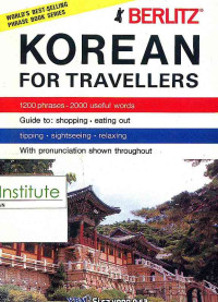 Image of Korean for Travellers