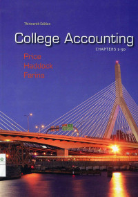 Image of College Accounting: Chapthers 1-30