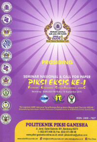 Image of Prosiding Seminar Nasional & Call For Paper Piksi Eksis Ke-1 Ekonomi-Kesehatan-Sistem Informasi- Bisnis (Abstrak)