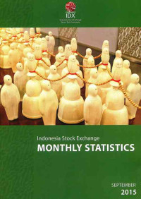 Image of Indonesian Stock Exchange: Monthly Statistics: September 2015