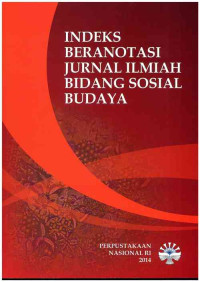 Image of Indeks beranotasi jurnal ilmiah bidang sosial budaya