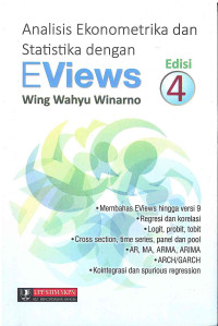 Image of Analisis Ekonometrika dan Statistika dengan Eviews Edisi ke-4